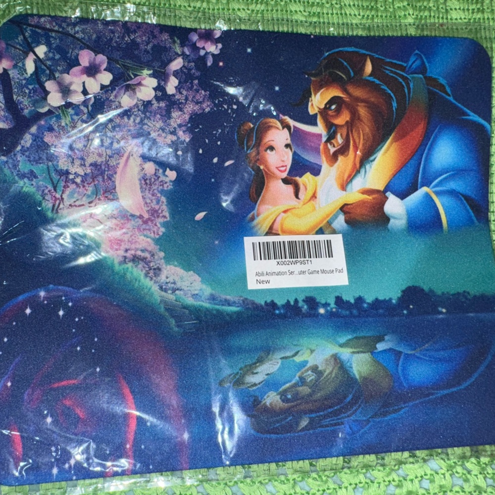 Beauty and the beast mousepad